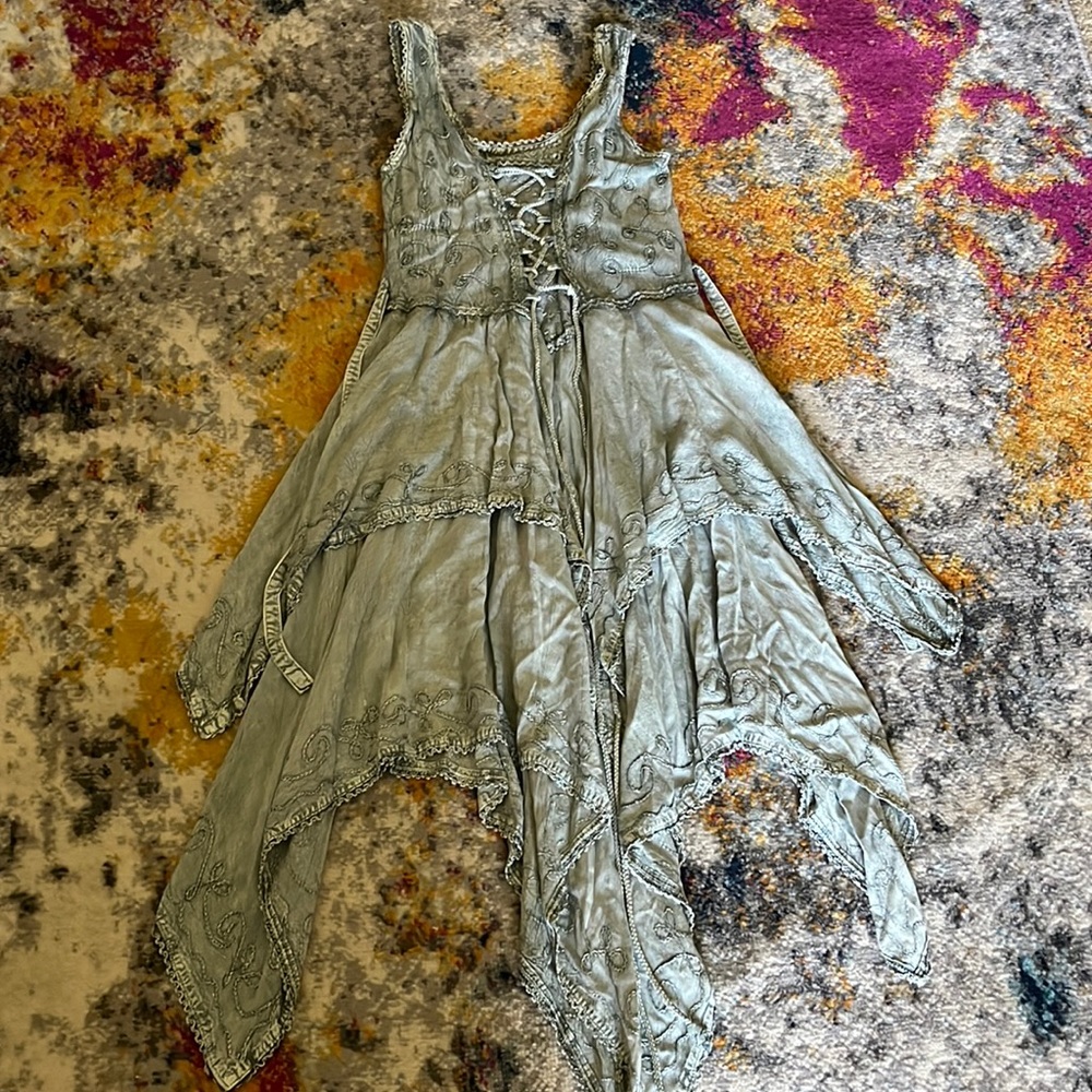 Cool Tone Mint Blue Dress
